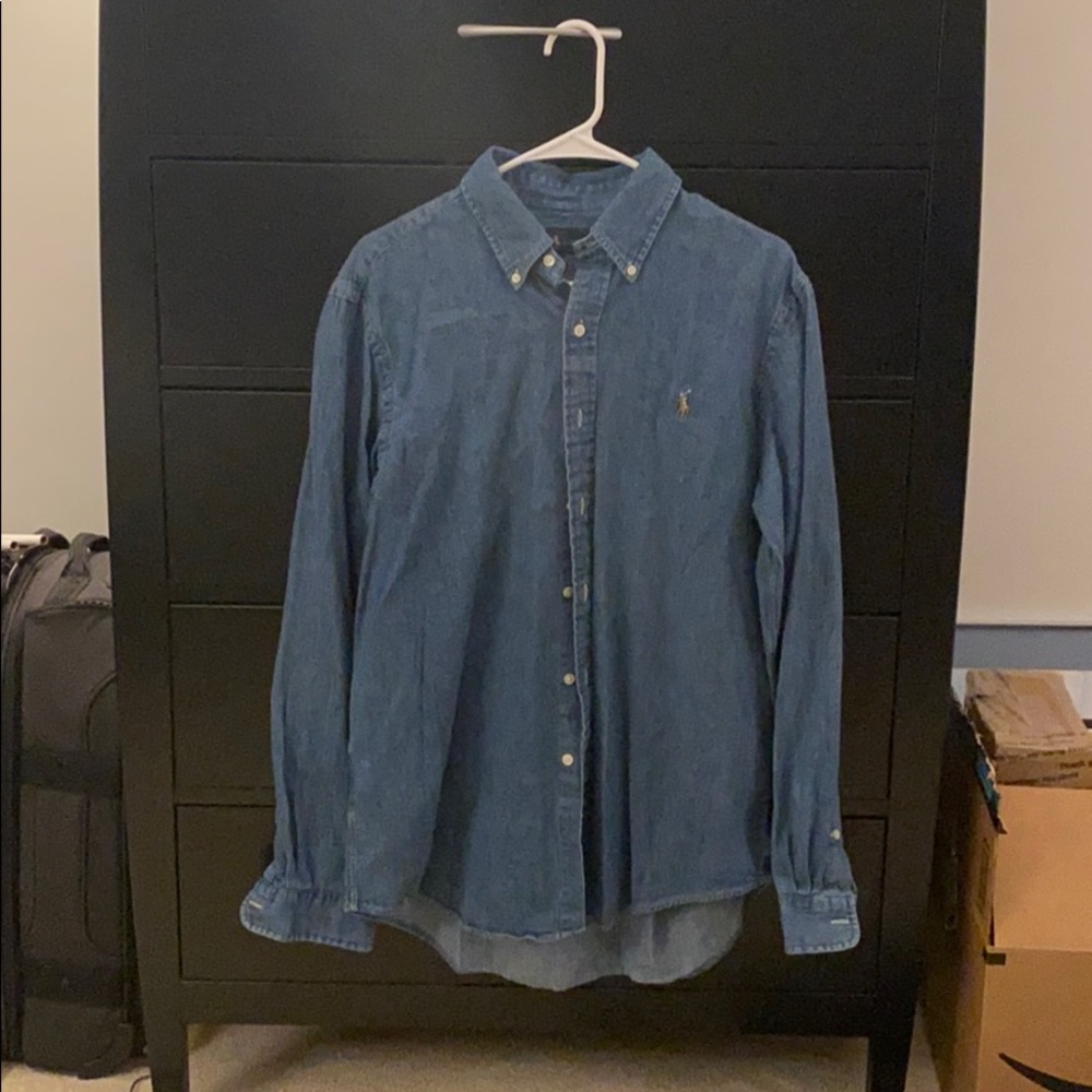 Ralph Lauren Jean button down size large